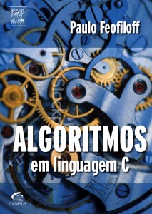 Capa do livro "Algoritmos em linguagem C"